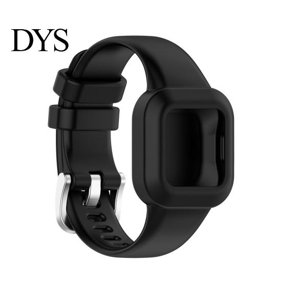 Silicone Watch Band One-piece Soft Wrist Bracelet Replacement Strap Watchband for Garmin Fit JR3/Vivofit Jr.3