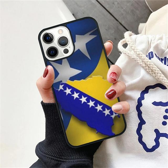 Bosnia and Herzegovina Flag Phone Case Cover For iPhone 17 Air 15 16 14 13 12 Pro Max 11 Pro Max Plus Coque Shell