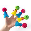 12pcs Cute Creative Jumping Doll finger Stress Release Toys for Kids Birthday Party Favors Treat Boys Girls Reward Guest Gifts