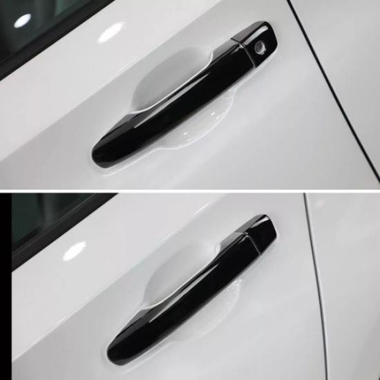 For 2018     Honda Accord Door Handle Covers Overlay GLOSS BLACK