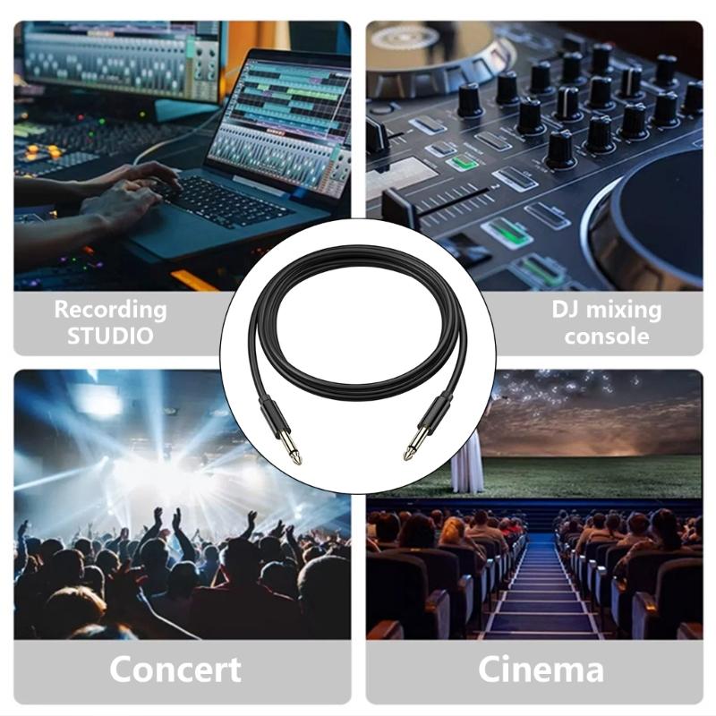 6.35mm (1/4inch) to 3Pin Cable Male to Female Balanced Shielded 3Pin to 6.35mm Cord Profesional Stereo Cable