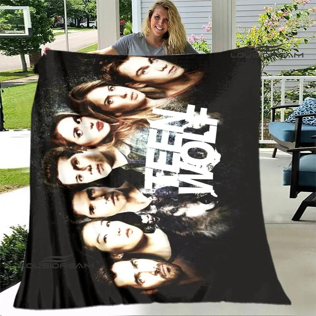 Film Teen Wolf Druckdecke warme Decke Flanschdecke weiche und bequeme Decke Haus Reise Decke Geburtstagsgeschenk