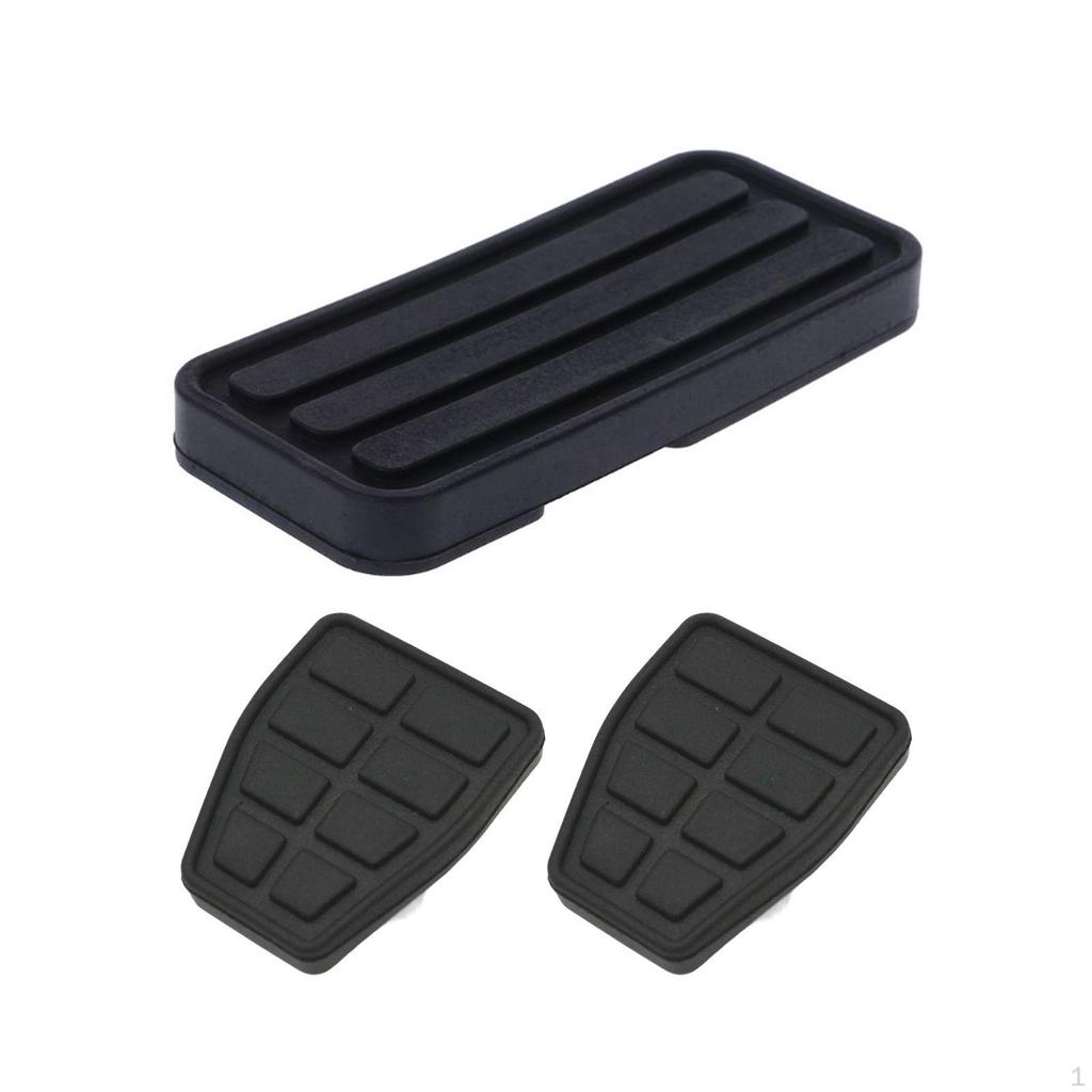 3 Pieces Brake Clutch Pedal Set Accessories 171721647 Non- Resistant T4 1990-2003
