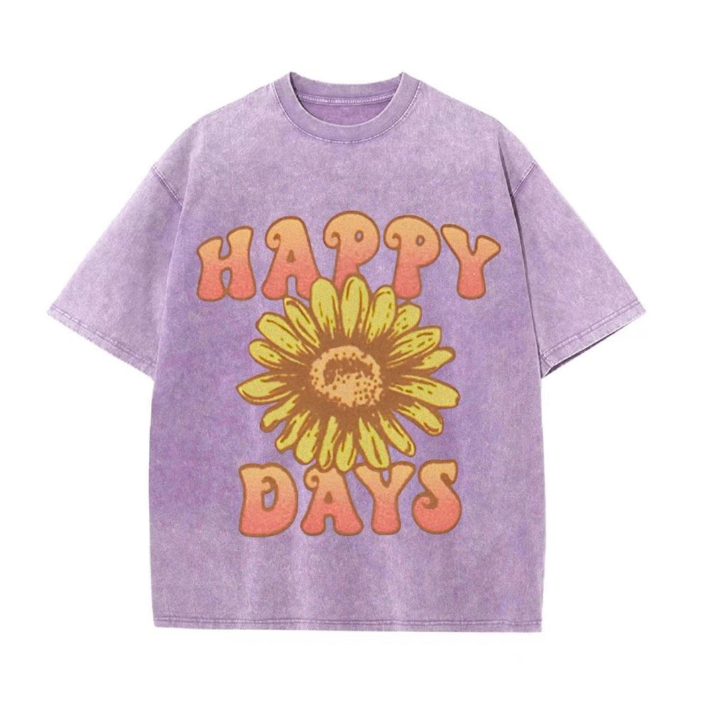 Vintage Oversized T-Shirt Fashion Women Casual Shirt Luxury Brand Y2k Tees Washed Denim  Female Streetwear Tops