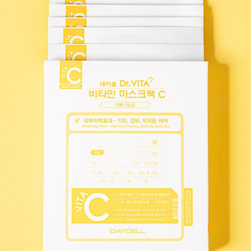 DR.VITA Vita C Whitening Intensive Care Mask Pack 25g (10 sheets)