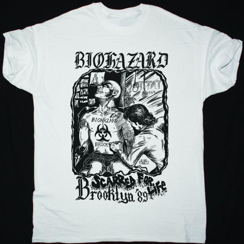 Biohazard Scarred For Life White T-Shirt S разноцветный