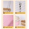 Hanging Cage House Breathable Hamster Hammock Bow Gnawing Proof Hanging Basket Bed Hand Knitting Guinea Pig Hideout All Seasons