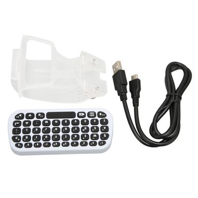Controller Tastatur Professionell Chat Stimme Kabelloser Bluetooth Controller Tastatur mit Clip Halter für PS5 Controller