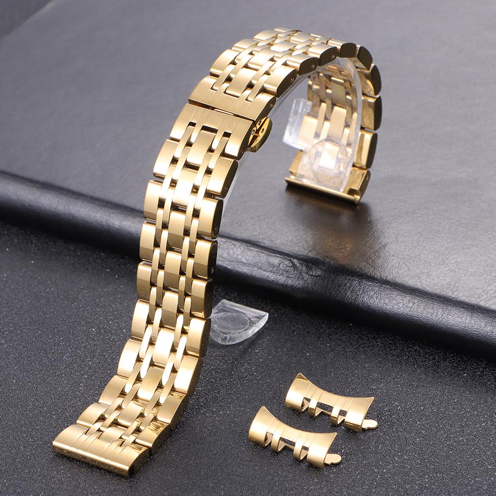 12/14/16/18/19/20/21/22/24mm Metal Strap for Tissot for Citizen for Longines Watch Stainless Steel Band for Amazfit Wristband