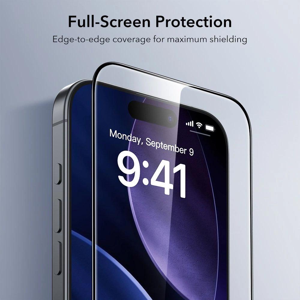 Szkło hartowane ESR UltraFit Tempered Glass 2-pack na iPhone 17 Pro - przezroczyste