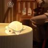 Turtle LED Night Light Cute Silicone Animal Soft Lamp RGB Touch Nightlight Children Sleep Light Room Bedside Decoration Gift