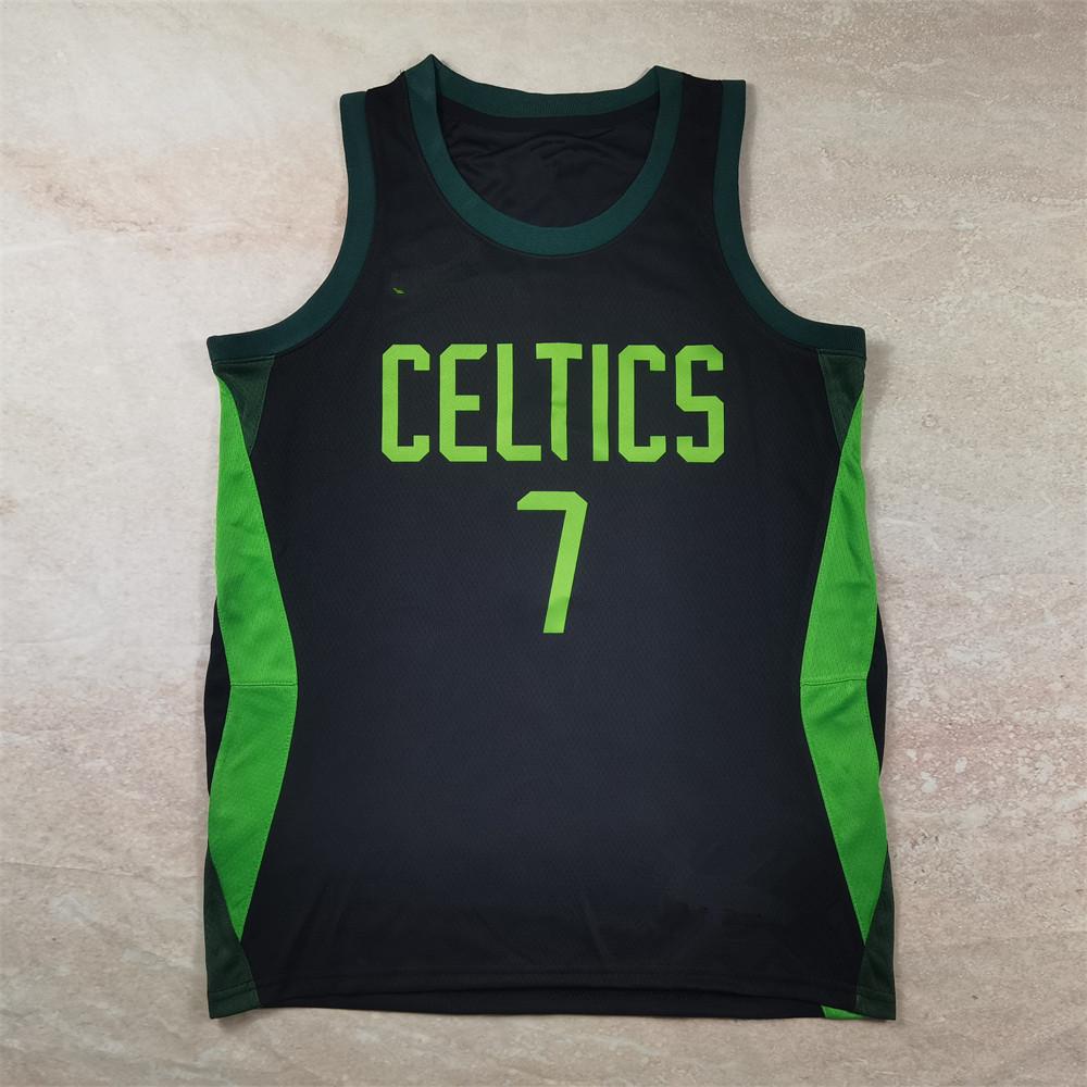 

Boston Celtics 2025 Jaylen Brown City Edition Black Jersey Medium