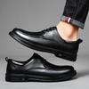 Genuine Leather Men Business Footwear Men's Lace-Up Flats 2024 New Brand Men Dress Oxfords Shoes All-match Male Wedding Shoes
