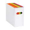 Collapsible File Box With Metal Handle Space Coverless Design Saving Storage Box File Organizer For Notebooks Magazines Documents