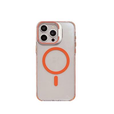 Applicable To IPhone 15 Lens Bracket Mobile Phone Case Apple 14promax Full-inclusive Anti-fall Magnetic Suction Protective Case