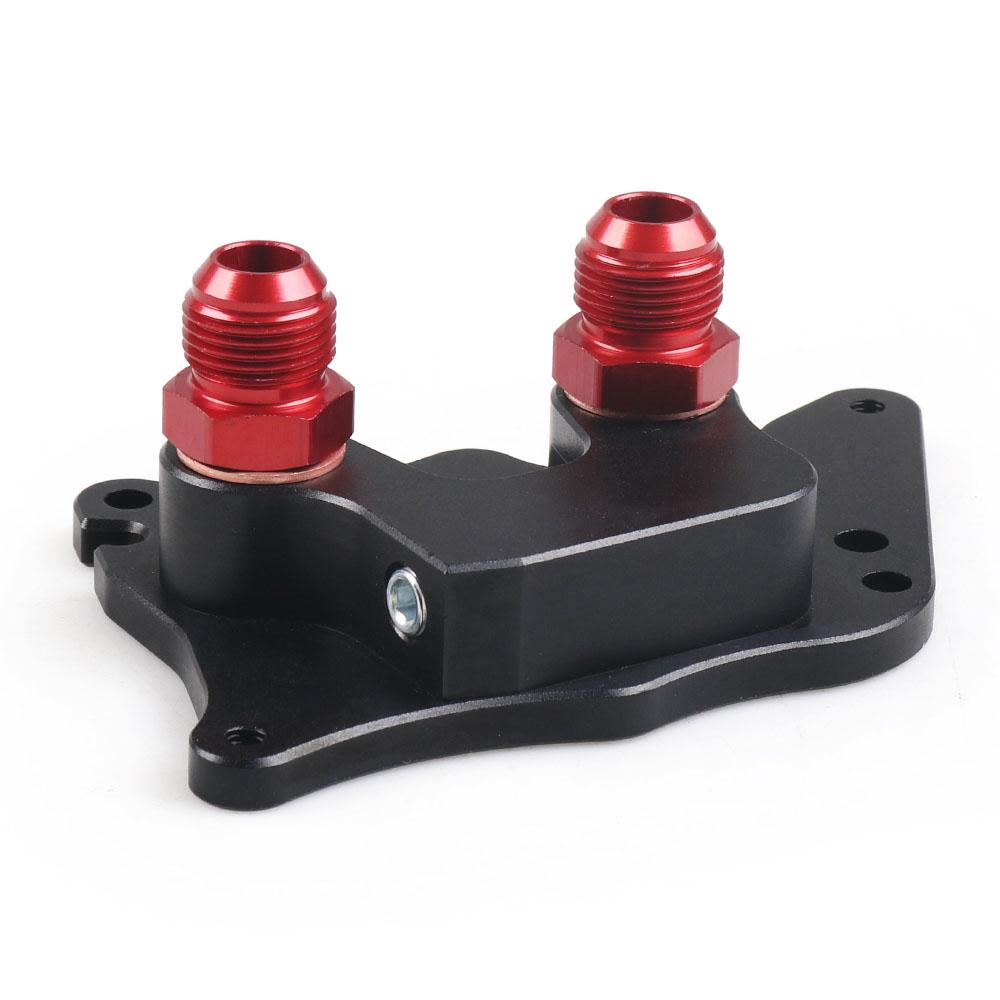 Aluminum Oil Filter Oil Cooler Fitting Adapter Fit for BMW MINI COOPER S SUPERCHARGER R56 With AN10 Fittings Oil Adapter