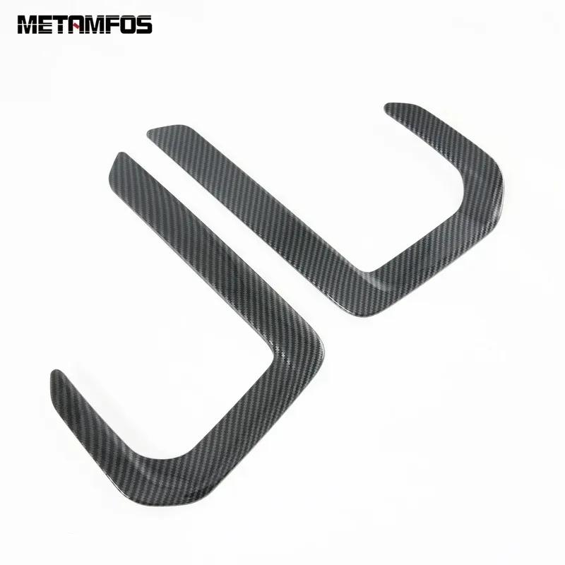 For Subaru Outback - 2024 Carbon Fiber Front Fog Light Lamp Cover Trim Foglight Eyelid Eyebrow Accessories Car Styling