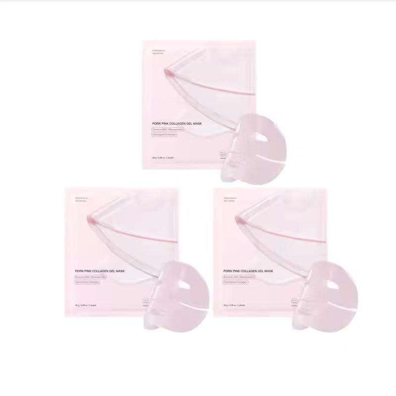 

Pink Collagen Jelly Gel Mask Overnight Face Mask Hydrating Firming and Moisturizing 3Pcs