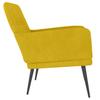 Yellow Armchair 62 x 79 x 79 cm Velvet