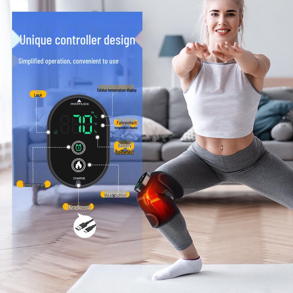 Electric Heating Knee Pads with Timer for Warmth and Pain Relief – Ideal for Knee, Shoulder, and Elbow Therapy