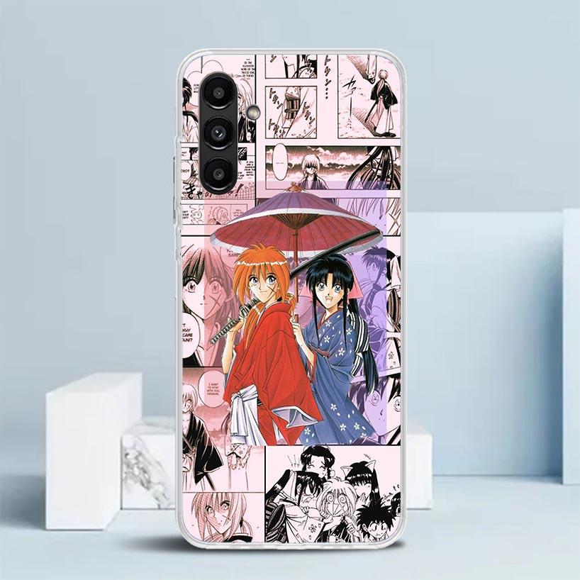 Rurouni Kenshin Anime Phone Case For Samsung Galaxy A55 A54 A52 A53 A15 A14 A12 A13 A25 A24 A22 A23 A35 A34 A32 A33 A04S A02S A0