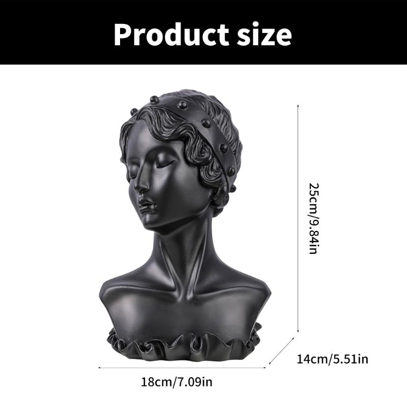 Elegant Jewelry Presentation Stand Mannequin Shaped Earrings and Rings Display Rack Accessory Presentation Stand