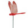 ABFS 100 Pieces Garden Butterflies Stakes And 4 Pieces Dragonflies Stakes Garden Ornaments 24 Pieces