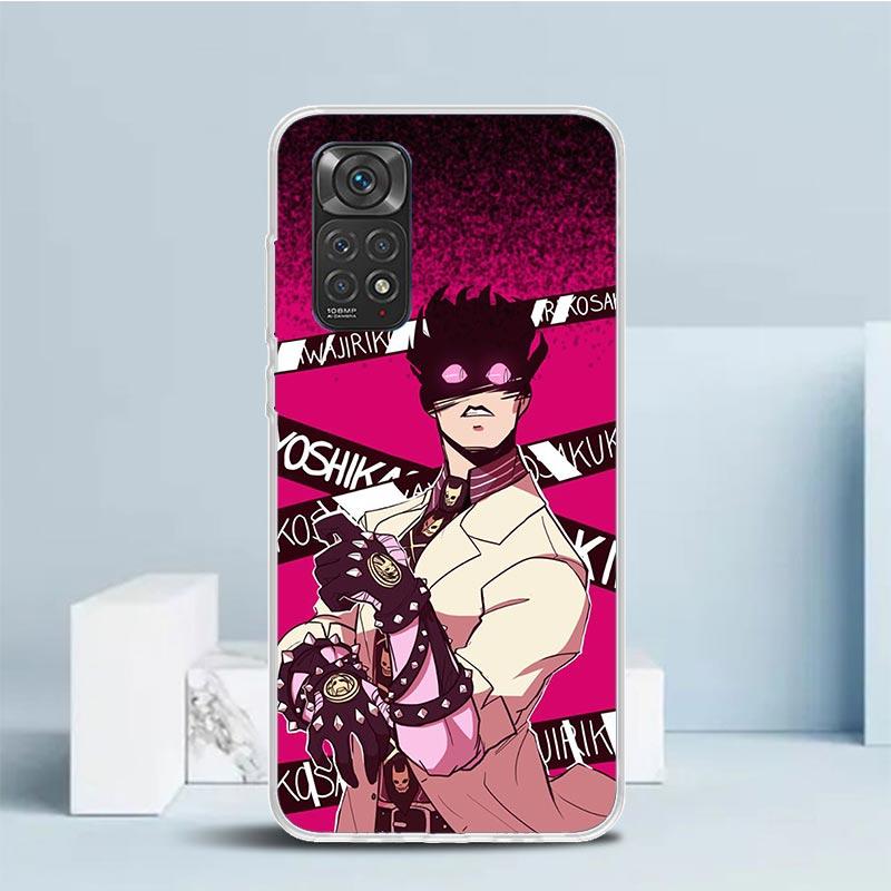 JoJo Bizarre Adventure Phone Case For Xiaomi Redmi Note 15 14 14S 13 12S 12 Pro Plus 11S 11 11T 11E 10S 10 + Soft TPU Back Cover