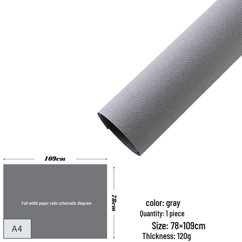 Linen Textured Wrapping Paper for Gifts - Solid Color for Holidays, Birthdays, and Photo Frame Decoration