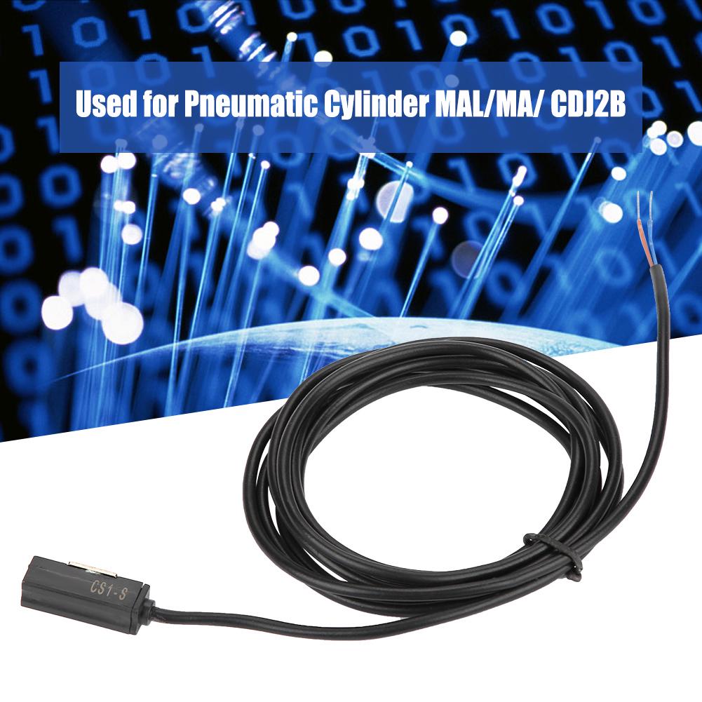 CS1 S Magnetic Air Pneumatic Cylinder Magnetic Reed Switch Sensor DC AC 5V 240V
