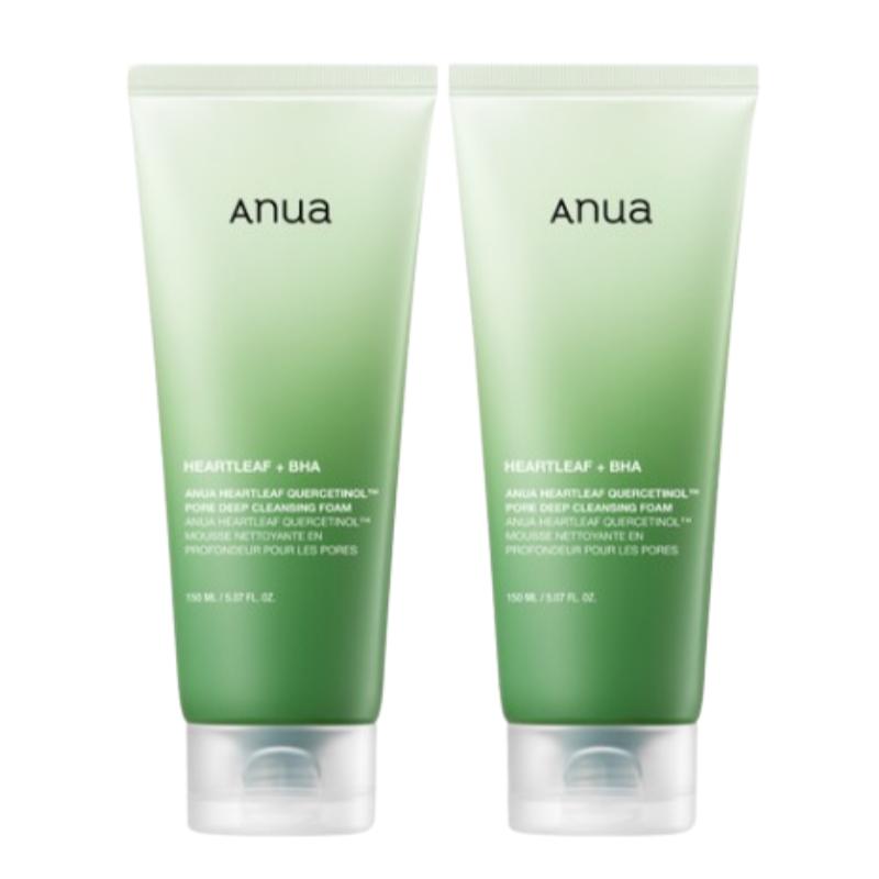 Anua Heartleaf Perfect Pore Cleansing Foam 150ml x2