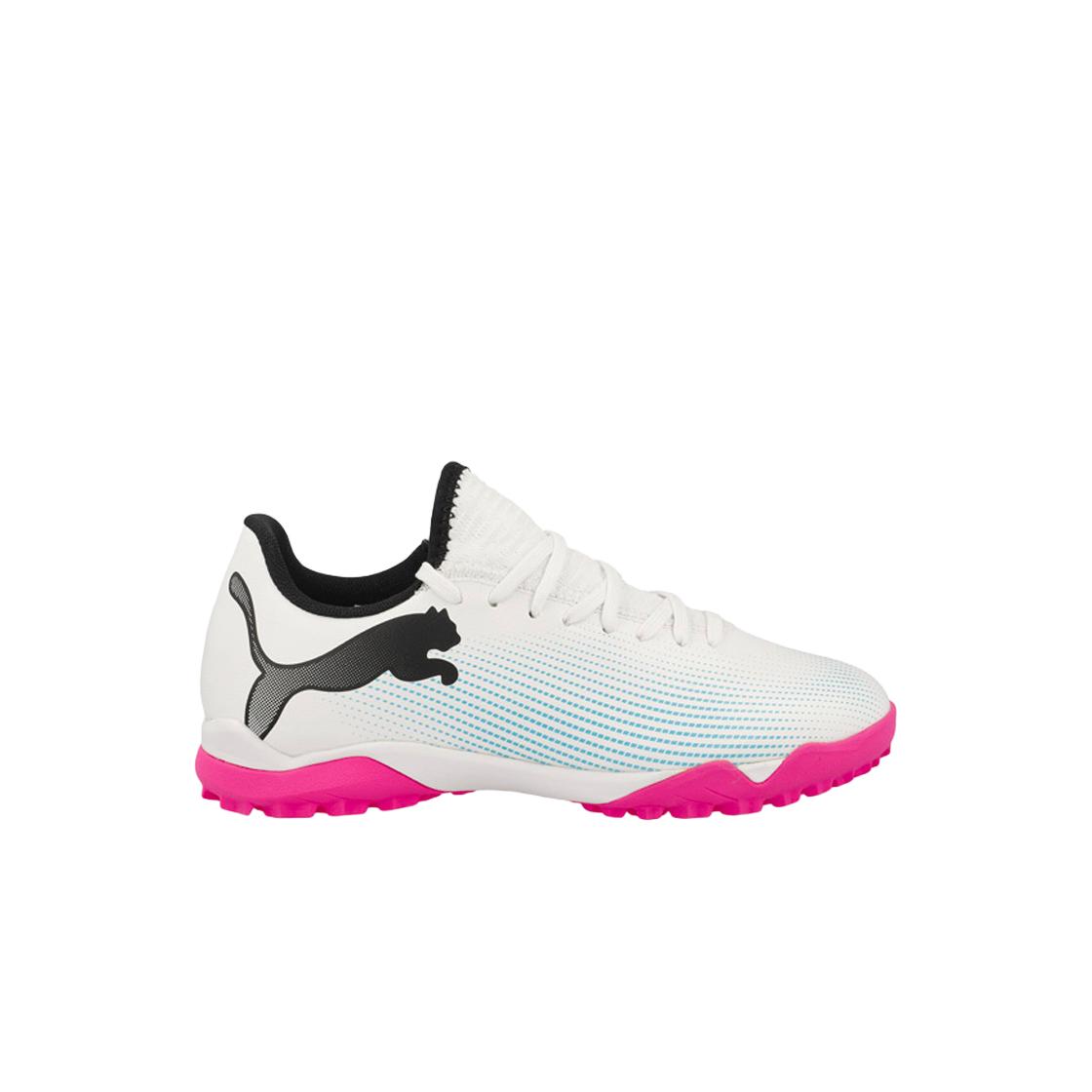 

(jr) Puma Future 7 Play Tt+ Mid White Black Poison Pink 225
