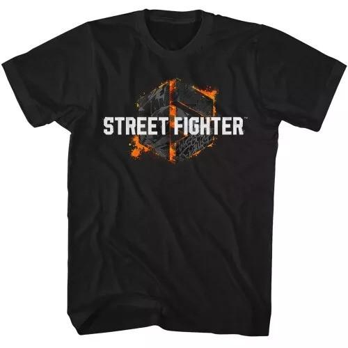 Street Fighter Graffiti Logo T-Shirt - Black Unisex T-Shirt S