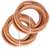 2pcs Cowhide Sewing Machine Belts 180cm 70.9 Inch Length Leather Drive Belt Durable With Hook Treadle Parts Home Use