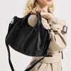 Genuine Leather Tote Bag Women Vintage Large Capacity Crossbody Shoulder With Zip