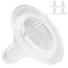 Set Biberon Tetină Silicon Lichid Moale Biberon Tetină Suzetă pentru Sugari Accesoriu Biberon(4 x Biberon 1 x