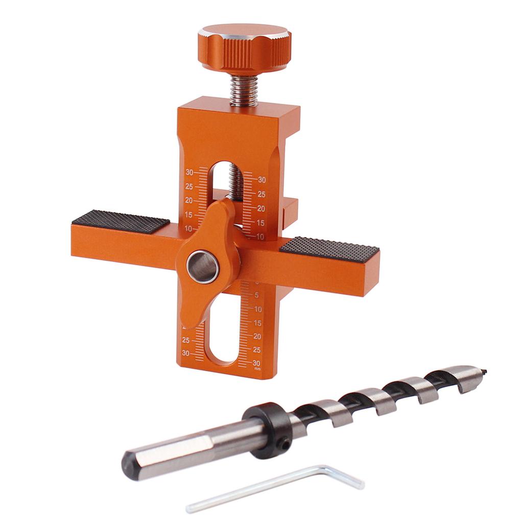 Woodworking Cabinet Door Installation Jig,Door Panel Installation Rebounding Device Drilling Tool 2 In 1 Quick Positioning Tool