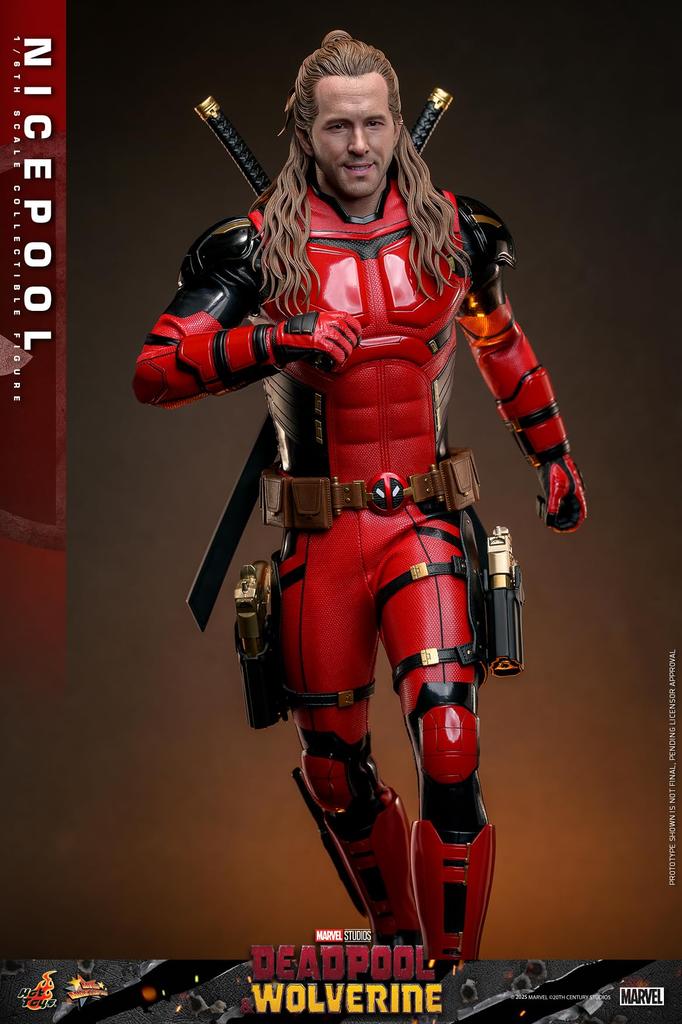 Hot Toys Scale Figure Deadpool and Wolverine Nicepool Movie Masterpiece 1/6