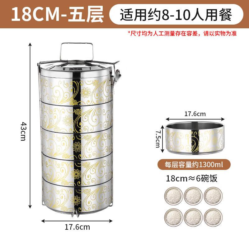 Debo Stainless Steel Multi-Layer Portable Lunch Box