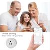 16A Smart WiFi Socket with Power Monitoring & Voice Control