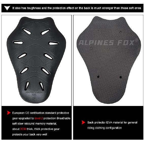 Level 2 CE Certification Motorcycle Protective Gear Protector Back Elbow Shoulder Pads Guards Jacket Inner Armor Biker Equipment