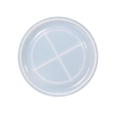 DIY Coaster Plate Molds Round Small Tea-Cup Mat Silicone Molds Epoxy Resin Molds