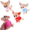 Simulation Chihuahua Plush Toys Stuffed Animals Stuffed Dog Doll Puppy Plush Toys  Boys Girls