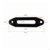 Winch Fairlead | Smooth Rounded Edges, LowProfile Design, Aluminum Fairlead, for Vehicle Winching