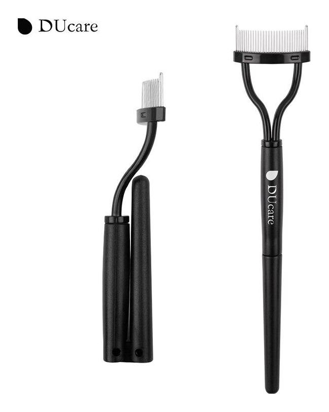 Docolor Foldable Eyelash Curler Beauty Makeup Lash Separator Metal Eyelash Brush Comb Mascara Curl Beauty Makeup Cosmetic Tool