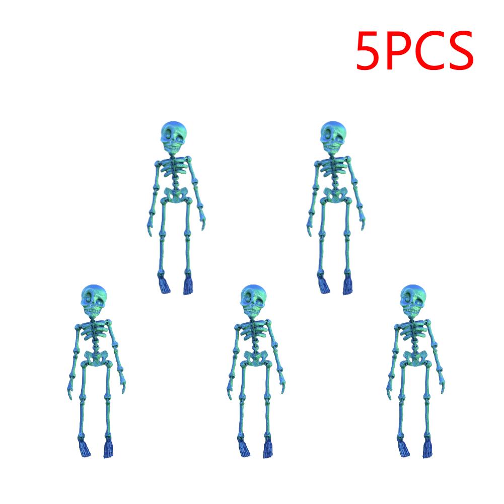 2/5PCS Skeleton Fridge Magnets 3D Printed Magnetic Skull Fridge Magnets Skull Fridge Kitchen OfficeHalloween Funny Decoration