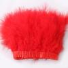 Turkey Feather Velvet Ribbon for DIY Wedding, Latin Headwear, and Clothing Accessories
