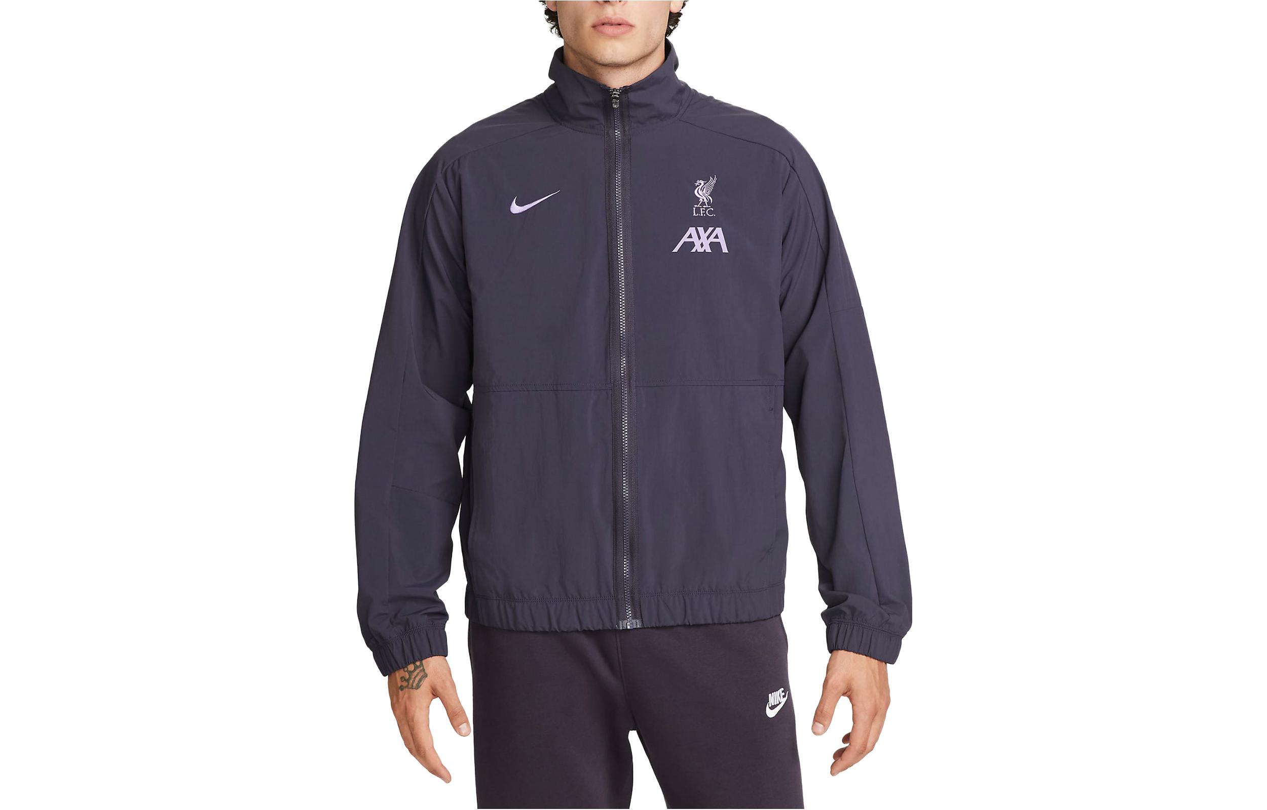 Nike Jackets Men s Space Purple Stand Collar Moderate Other DX8628-015 M