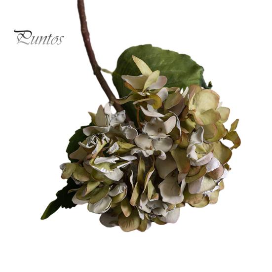 

Искусственный цветок, устойчивый к выцветанию, имитация гортензии, реалистичное искусственное растение для украшения дома, свадьбы зелёный