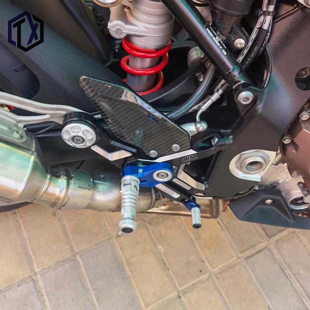 Carbon Fiber Footrest Guard for BMW S1000RR/M1000RR (2019-2022) Raised Assembly